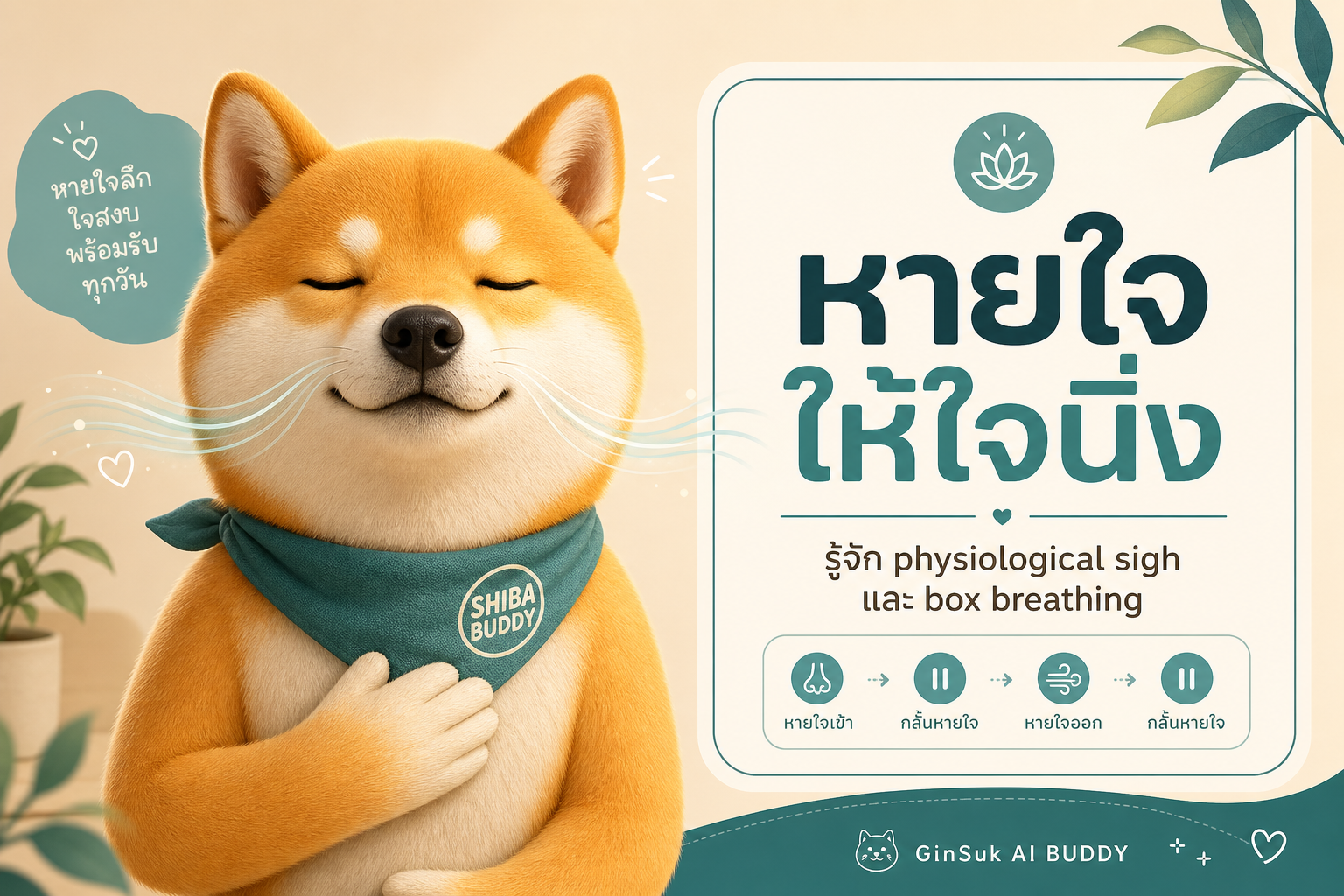 หายใจแบบไหนช่วยรีเซ็ตความเครียดได้?