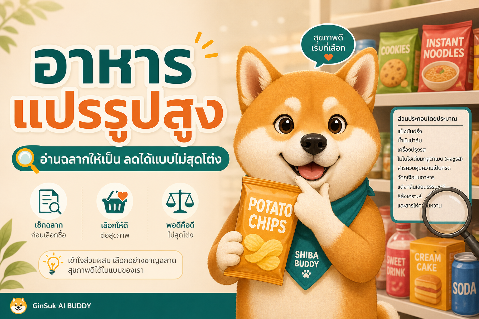อาหารแปรรูปสูง คืออะไร? อ่านฉลากอย่างไรให้ลดได้แบบไม่สุดโต่ง